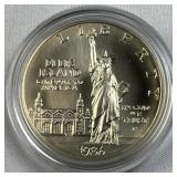 1986 Silver Uncirculated Ellis Island Dollar 90%