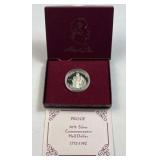 1982 Proof Silver Washington Half Dollar, 90%