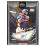 2021 Topps Chrome Black Yordan Alvarez Auto /25