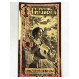 1 Florida Goldback 1/1000th Oz. 24K Gold