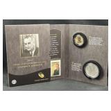 2015 LBJ Coin & Chronicles w/ 1oz Silver Medal