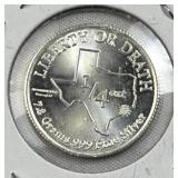 1/4oz Silver TX Liberty or Death Hart