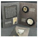 2015 LBJ 1oz Silver Coin & Chronicles Set