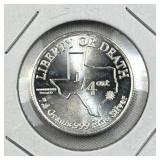 1/4oz Silver TX Liberty or Death Hart