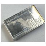 10+ Troy Oz. Florida Lunar Landing Silver Ingot