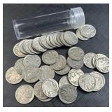 Roll of (40) 1920s Buffalo Nickels, Mixed Grade