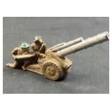 Pre-WWII Lead Artillery Gunner Toy Soldiers 5"