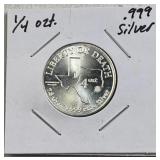 1/4oz Silver TX Liberty or Death Hart