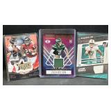 (3) NFL RC Relic Cards w/ Zach Wilson Rookie