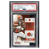 2015 Panini Contenders Duke Johnson RC PSA 9