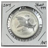 1/2oz Silver Australia Great White Shark .999