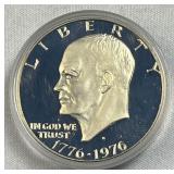1976-S Silver Proof Eisenhower Dollar, 40%