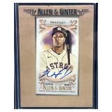 2021 Topps A&G Michael Brantley Auto Mini Frm