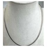 925 Silver Italy Omega Chain Necklace