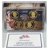 2007 US Mint Presidential $1 Coin Proof Set