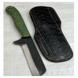 Handmade Steel Fixed Blade Knife w/ Sheath