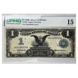 1899 Black Eagle Silver $1 Napier/Mc PMG 15