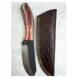 Handmade Steel Fixed Blade Knife w/ Sheath