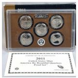 2011 US Mint America the Beautiful PF Quarters