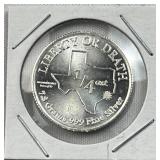 1/4oz Silver TX Liberty or Death Hart