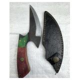 Handmade Steel Fixed Blade Knife w/ Sheath