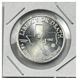 1/4oz Silver TX Liberty or Death Hart