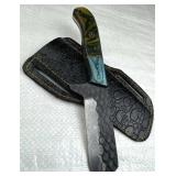 Handmade Steel Fixed Blade Knife w/ Sheath