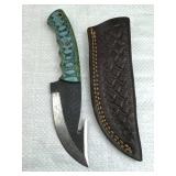 Handmade Steel Fixed Blade Knife w/ Sheath