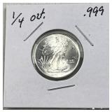 1/4oz Silver Walking Liberty Round .999