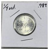1/4oz Silver Walking Liberty Round .999