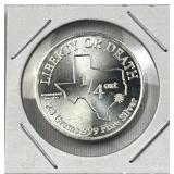 1/4oz Silver TX Liberty or Death Hart