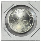 1/4oz Silver TX Liberty or Death Hart