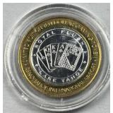 3/5ths Oz Silver Strike Casino Token, Royal Flush