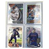 (4) 2023 Topps Hunter Brown Rookie Astros Cards