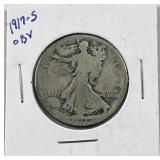 1917-S Obverse Mint Walking Liberty Silver Half
