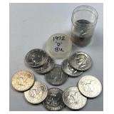 1972-D Eisenhower BU Dollar Coin Roll