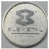 1/2oz Silver Round, Elemetal .999 Fine