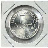 1/4oz Silver TX Liberty or Death Hart