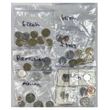 Vintage World Traveler Coins Assortment
