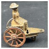 c. 1930s Lead Cart/Wagon Rider Toy Soldier