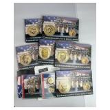 (16) Presidential Dollar Coins in Holder