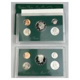 1995 & 1996 US Mint Proof Coin Sets