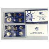 2002 US Mint Proof Coin Set
