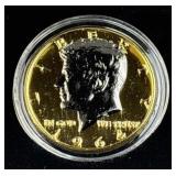 1964 Silver Kennedy (2 Tone Gold Plated) in