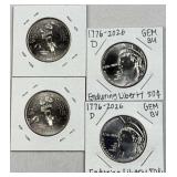 (4) 1776-2026-D Enduring Liberty Half Dollar, BU