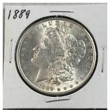 1889 Morgan Silver Dollar, Nice Luster, US $1