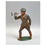 c. 1930's USA Lead Soldier Toy, Bugler #1