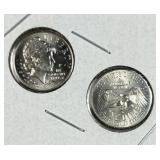 (2) 2026-P Liberty Over Tyranny Dime, BU 10c NEW
