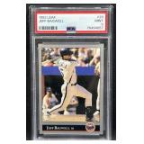 1992 Leaf Jeff Bagwell Silver Border PSA 9 MINT