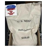 $100 US Mint 2026-P&D Bank Bag Liberty Half